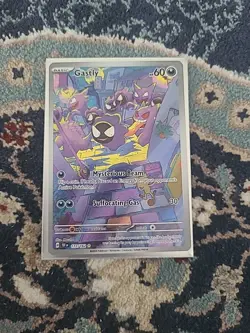 Pokemon TCG Gastly 177/162 Temporal Forces Illustration Rare - Image 1