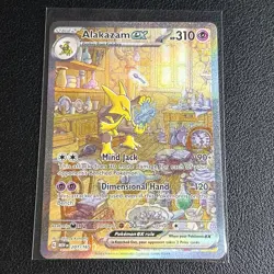 Pokemon TCG: Alakazam Ex SIR Holo 201/165: Scarlet & Violet 151 - Image 1
