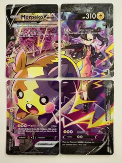 Pokemon TCG: 2023 Black Star Promo Morpeko V-Union SWSH 287 288 289 290 - Image 1