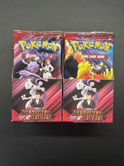 2 x Pokemon TCG: Destined Rivals Half Booster Box (36 Packs) - Unsealed - Image 1