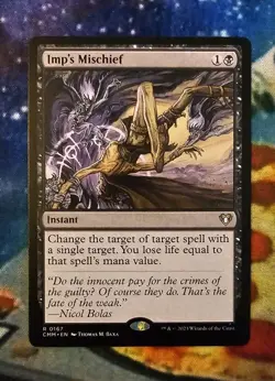 MTG Imp's Mischief x1 LP from Commander Masters - Image 1