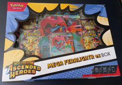 Pokemon TCG: Ascended Heroes Mega Feraligatr ex Box | New & Sealed FAST 🚚💨✅ - Image 1