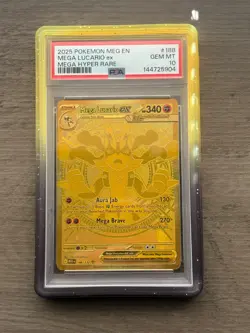 Mega Lucario ex 188/132 PSA 10 Pokemon - Image 1
