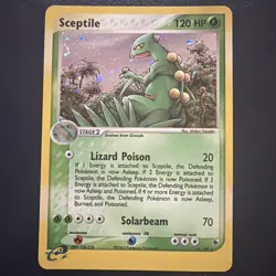 Pokemon EX Ruby & Sapphire Sceptile Holo Rare 11/109 Stage 2 120 HP 2003 TCG - Image 1