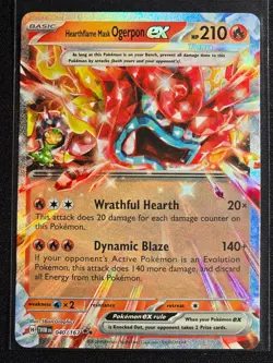 Hearthflame Mask Ogerpon ex 040/167 (Double Rare) Twilight Masquerade Near Mint - Image 1