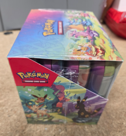 Pokemon Prismatic Evolutions Mini Tins x8 Full Set Display Case New & Sealed - Image 5