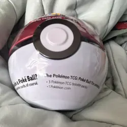 Pokemon TCG Poke Ball Tin Sealed 3 Booster Packs 1 Coin English 2021 - Image 2