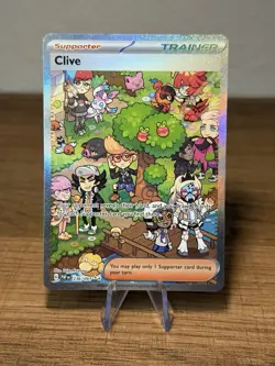 Pokemon Clive SV: Paldean Fates Ultra Rare Full Art Trainer 236/091 NM - Image 1