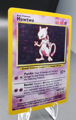 Pokemon TCG Mewtwo 10/102 - Unlimited Base Set Holo - Image 2