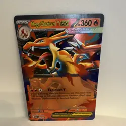 Pokemon Mega Charizard Y EX Full Art Ultra Rare Holo Stage 2 360 HP English - Image 1
