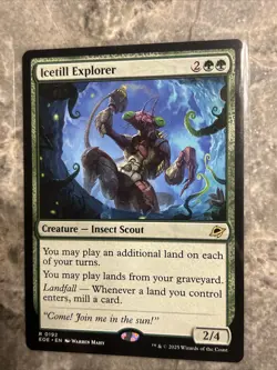 R 0192 Icetill Explorer Insect Rare Creature Edge of Eternities EOE MTG Card - Image 1