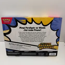 Pokemon TCG: Mega Evolution Ascended Heroes - Mega Feraligatr ex Box - Image 2