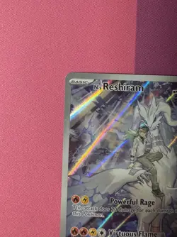 N's Reshiram 167/159 Sv09: Journey Together Holo Illustration Rare NM Pokemon - Image 2