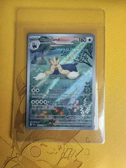Pokemon TCG White Flare Stoutland Illustration Rare 156/086 NM - Image 1