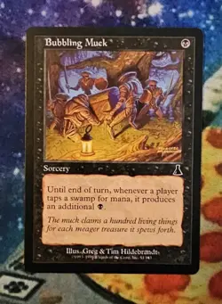 MTG Bubbling Muck x1 LP from Urza's Destiny - Image 1
