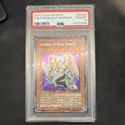 Konami Yu-Gi-Oh! Valkyrion Magna Warrior RP02-EN092 PSA 10 Secret Rare - Image 1