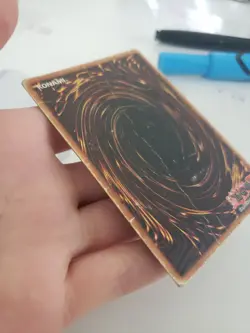 1996 Yugioh Blue-Eyes White Dragon LOB-001 Ultra Rare OG Print DMG - Image 3