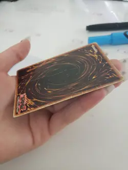 1996 Yugioh Blue-Eyes White Dragon LOB-001 Ultra Rare OG Print DMG - Image 5