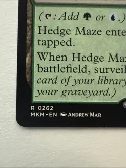 MTG Hedge Maze 0262 Murders at Karlov Manor Reg Rare MKM NM - Image 2