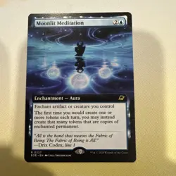 Moonlit Meditation (Extended Art) 0327 (R) MTG Edge of Eternities (EOE) - Image 1