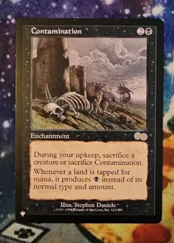 MTG Contamination x1 LP from The List Reprints - Image 1