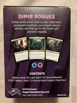 Magic: The Gathering 2021 Challenger Deck Dimir Rogues **Brand New/Sealed** - Image 3
