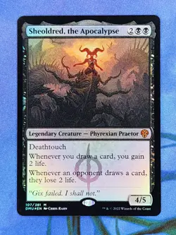 1x FOIL Sheoldred, the Apocalypse, NM, DMU, Magic: the Gathering, MtG - Image 1