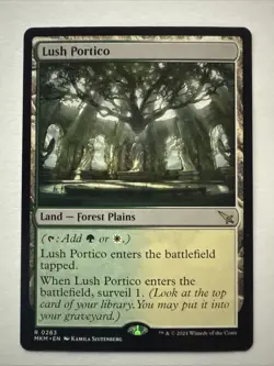 MTG Lush Portico 0263 Murders at Karlov Manor - Rare - MKM - Image 1