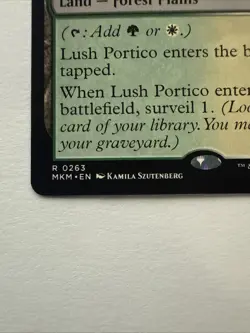 MTG Lush Portico 0263 Murders at Karlov Manor - Rare - MKM - Image 2
