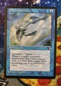 MTG Mystic Remora x1 LP from Ice Age - Image 1