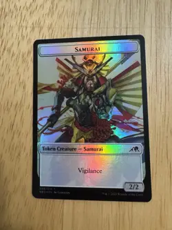 Goblin Shaman / Samurai | FOIL | MTG Double-sided Token | NEO #008/003 | M/NM - Image 2