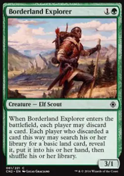 MTG 2x BORDERLAND EXPLORER EXC - - CN2 - MAGIC - Image 1
