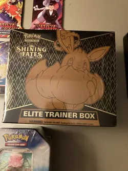 Lot of 9 Pokemon TCG Shining Fates ETB + Battle Styles Box + Knockout+ Packs New - Image 5