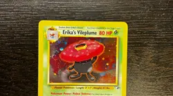 POKEMON TCG - ERIKA'S VILEPLUME GYM HEROES 5/132 Holo Rare VTG SWIRL LP MP - Image 2