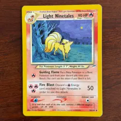 Light Ninetales 50/105 Uncommon Neo Destiny Pokemon Card - Image 1