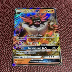 Pokemon TCG Incineroar GX 27/149 Sun & Moon Base Set Ultra Rare - Image 1