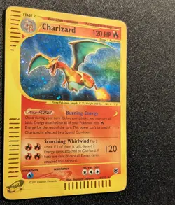 Pokemon EXPEDITION - #6/165 Charizard - Holo - ENG - Damaged - Image 5