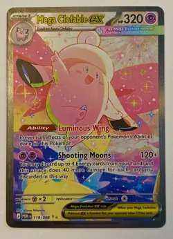 Mega Clefable Ex SIR 119/088 Perfect Order - Pokemon TCG - Image 1