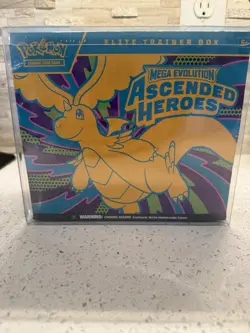 Pokemon ME Ascended Heroes Elite Trainer Box ETB New Sealed Small tear - Image 1