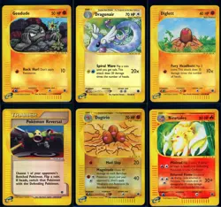 Pokemon EXPEDITION - 6 Reverse Holo Cards Bundle - ENG - Near Mint - Image 1
