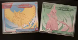 Pokemon Paradox Rift ETB Set! Iron Valiant & Roaring Moon. & Box protectors! - Image 1