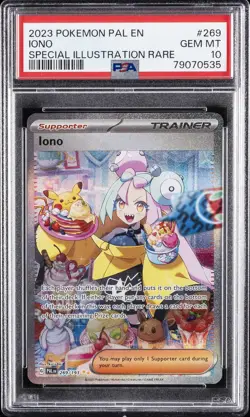 2023 POKEMON PAL EN-PALDEA EVOLVED SPECIAL ILLUSTRATION RARE #269 IONO PSA 10 - Image 1