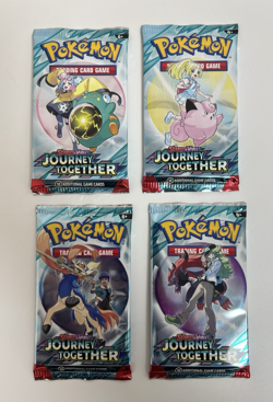 Pokemon TCG Journey Together 4x Booster Packs Full Art Set Brand New Sealed - Image 1