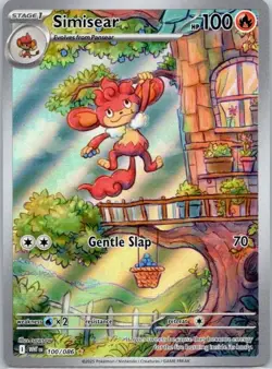 Simisear - 100/086 Holofoil Illustration Rare SV: White Flare 100/086 NM Poke... - Image 1
