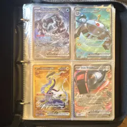 Pokemon TCG V EX VSTAR Full Art Holo Miraidon Charizard Lugia Binder 2023 - Image 1