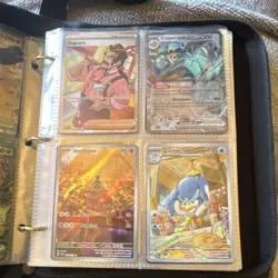 Pokemon TCG V EX VSTAR Full Art Holo Miraidon Charizard Lugia Binder 2023 - Image 5
