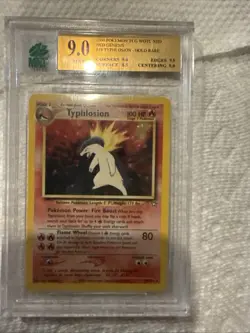 Pokemon TCG Typhlosion Holo Neo Genesis PSA 9 - Image 1