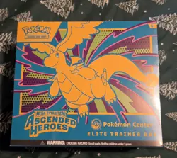 Pokemon TCG Ascended Hero’s Pokemon Center Etb New Sealed - Image 1