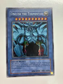 USA Seller Yugioh Obelisk The Tormentor JMP-EN004 Prismatic Secret Rare LP - Image 2