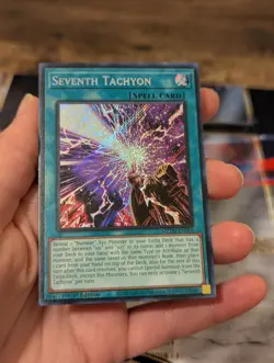 Seventh Tachyon-MZTM-EN016- Secret Rare- 1st Edition-Yugioh! - Image 2